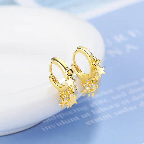 Versatile Star Earrings for Women - Korean Style